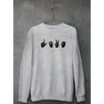 thumbnail image 3 of Sign Language Iv Sweatshirt Women -Emma Scarvey Designs, Female 5X-Large, 3 of 4