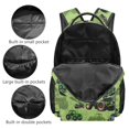 thumbnail image 6 of Jeiento Kids School Backpack, Water-Resistant Lightweight Bookbag with Adjustable Straps, Multiple Organizer Pockets for Boys Girls, 16 Inch for Elementary School, Green Tractor, 6 of 7