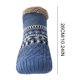 thumbnail image 5 of Hombres Mujeres Invierno Interior Slippers Calcetines Calcetines calientes de piso difuso (26 cm) Azul, 5 of 7
