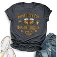 thumbnail image 1 of LUOGENLI Chemises pour Femme Femmes Décontracté Imprimé Animal Col Rond Manches Courtes T-Shirt Haut Stylé et Confortable Tee pour Usage Quotidien 4xlt T-shirts pour Femmes T-shirts Graphiques Vêtements d'Été Gris Foncé TTG, 1 of 2