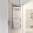 thumbnail image 3 of 5 Tier Over The Door Towel Rack Bathroom Behind Door Towel Holder with Hooks, 3 of 8