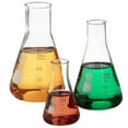 thumbnail image 6 of Glass Erlenmeyer Flask Set - Graduated Borosilicate Glassware - Volumetric Narrow Neck Scientific Chemistry Labware & Equipment - Home & School Science Experiments (1000mL, 4-Pack), 6 of 6