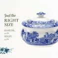 thumbnail image 7 of Spode Blue Italian Covered Sugar Bowl, 9 Oz Sugar Container for Coffee Bar, Kitchen Countertop, Fine Earthenware, Microwave and Dishwasher Safe, Made in England, 7 of 7