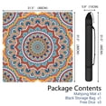 thumbnail image 2 of Mandala Mahjong Mat for Table, 31.5*31.5in Anti Slip American Mahjong Table Cloth, Noise Reduction, Neoprene Mah jongg Mat with Carrying Bag & 3 Dices, Mahjong Accessories Gift, Board Tile Games Mats, 2 of 7