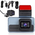 thumbnail image 1 of Cámara de salpicadero dual 4K delantera y trasera 2,5K: cámara para coche con WiFi y detección GPS - Cámara de salpicadero para coches y camiones, 1 of 8