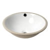 thumbnail image 3 of ALFI Brand ABC601 17 in. Round Undermount Ceramic Sink, White, 3 of 3