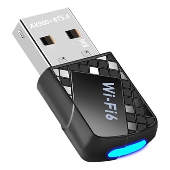 AX900 USB WiFi 6 Bluetooth 5.4 Adapter 2in1 Dongle Dual Band 2.4G&5GHz Network Wireless Receiver DR