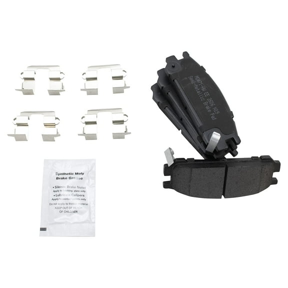 TRQ Rear Posi Metallic Brake Pad & Kit for Subaru Impreza Legacy Outback BFA73663