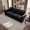 Black, variant on Chesterfield Sofa Bed, 93.7" King Pull Out Sleeper, 3-in-1 Velvet Convertible Couch with Nailhead Trim and Rolled Arm, Beige