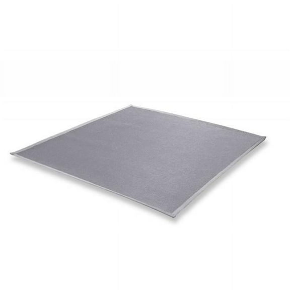 59 x 55 in. Light Gray Sunbrella Indoor Outdoor Small Rug