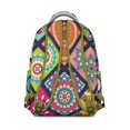 thumbnail image 3 of Boho Chic Travel Backpack - Vintage Print College Bag with 17 Inch Laptop Sleeve, Durable Oxford Fabric, Roomy for School, Work & Weekend Trips, 3 of 6