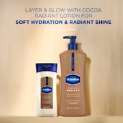 Vaseline Intensive Care Cocoa Radiant Body Gel Oil for Glowing Skin Made with 100% Pure Cocoa Butter + Replenishing Oils, 6.8 fl oz