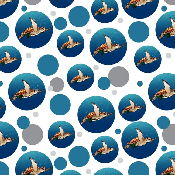 Sea Turtle Swimming in Ocean Premium Gift Wrap Wrapping Paper Roll