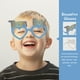 thumbnail image 4 of 8 piezas de gafas de papel Team Boy Eyeglass Baby Welcome Party Gafas Baby Shower Holidays Festival Photo Props (Azul), 4 of 5