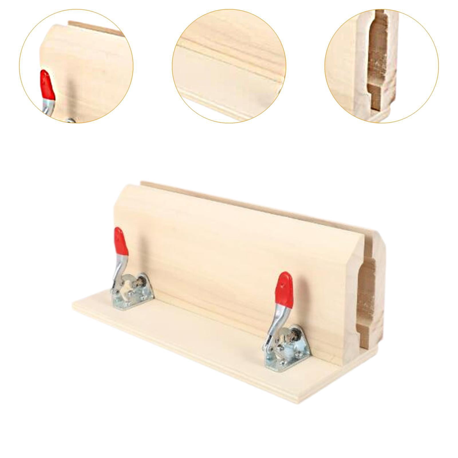 Wxqbjtam Stitching Horse PU Leather Clamp Wood Belt DIY Clip DIY Craft Table Desktop Tool