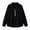 Black, variant on Womens Polo Collar Shirts with Pockets Casual Loose Fit Fall Pullover Long Sleeve Half Zipper Tops Black S