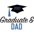 thumbnail image 2 of CafePress - Graduate & Dad 2017 Mug - 11 oz Ceramic Mug - Novelty Coffee Tea Cup, 2 of 4
