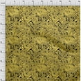 thumbnail image 4 of oneOone Velvet Yellow Fabric Moire Sewing Material Print Fabric By The Yard 58 Inch Wide, 4 of 4
