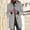 *Gray, variant on Women's Wool Blend Stand Collar Single Breasted Pea Coat ,Long Sleeve Warm Winter Outwear With Pockets Gray,Womens Plus M