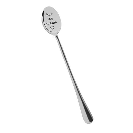 

Stainless Steel Coffee Spoon Ice Cream Dessert Spoon Retro Cute Round Head Spoon Kitchen Gadgets Decor Kitchen Bar Tableware