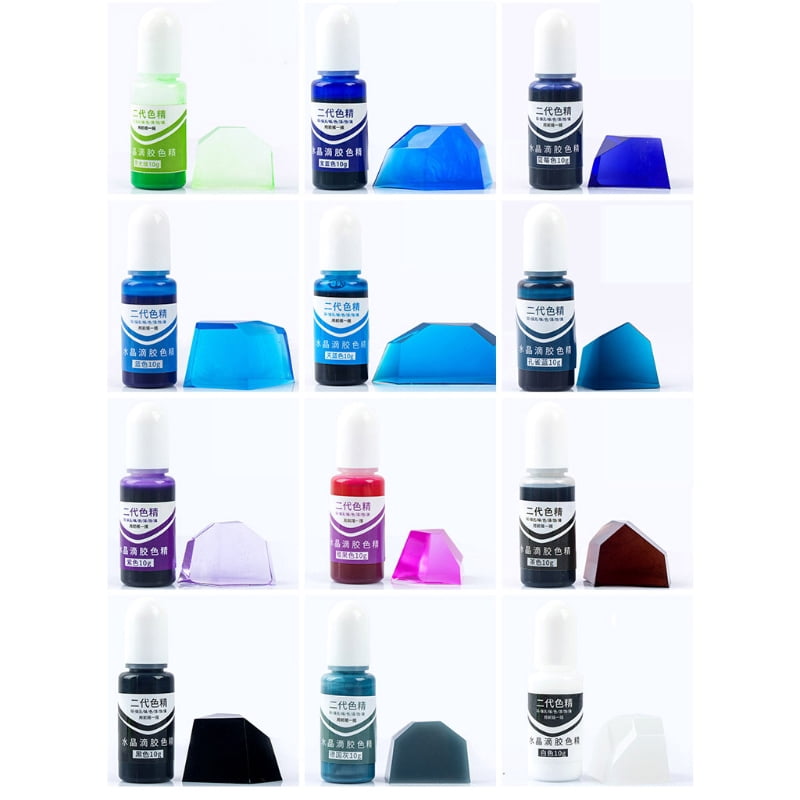 24 Colors Art Ink Alcohol Resin Pigment Kit for UV Resin Coloring Liquid Resin Concentrated Colorant Dye Ink Diffusion