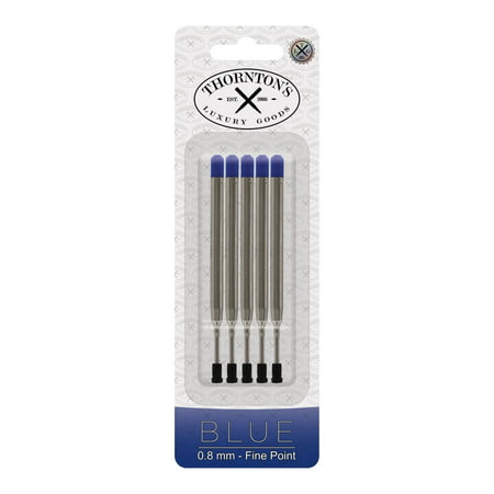 Thornton's Luxury Goods  Ballpoint Pen Refills to Fit Parker Style Ballpoint Pens(Pack of (Best Luxury Ballpoint Pen)