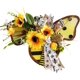 thumbnail image 1 of Guirnalda de girasol de abeja Adorno del día de la abeja Guirnalda artificial hecha a mano Adorno colgante colgante Zhivalor CZJJ-HQ36, 1 of 2