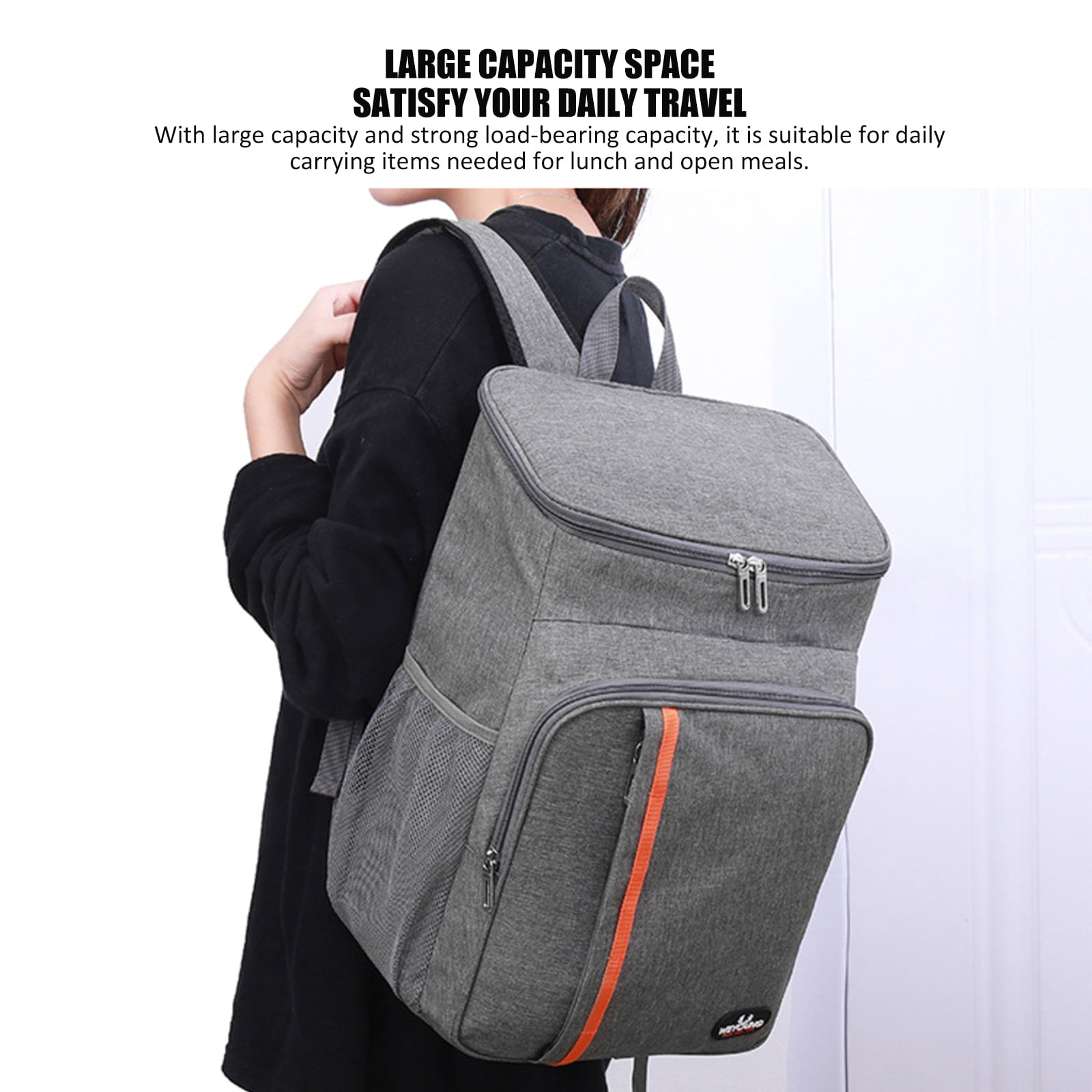 Details about   Large Backpack 18L Insulation Ice Pack Portable Solid Food Cooler Picnic Bag 