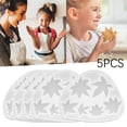 thumbnail image 1 of Nomeni Cake Mould 5PCS Christmas Crystal Epoxy Animal Maple Leaf Silicone Tool Making, 1 of 9