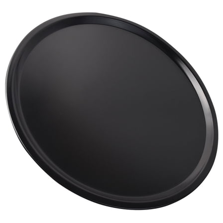 CATIEBYE Carbon Steel Round Pizza Pan Nonstick Baking Tray Black for Pizza Shops