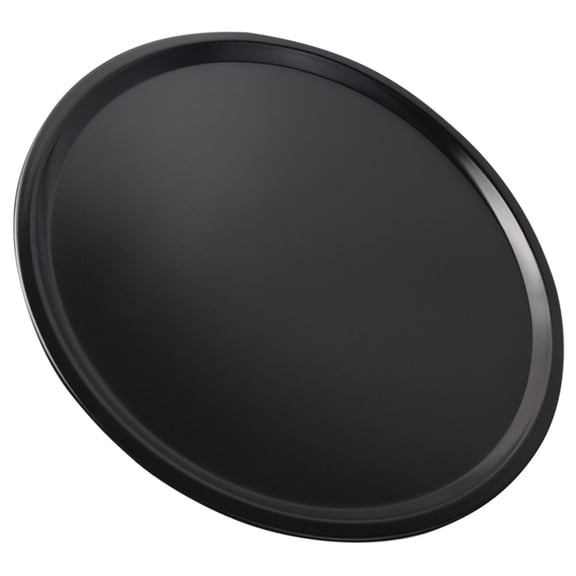 CATIEBYE Carbon Steel Round Pizza Pan Nonstick Baking Tray Black for Pizza Shops