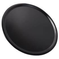 CATIEBYE Carbon Steel Round Pizza Pan Nonstick Baking Tray Black for Pizza Shops