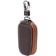 thumbnail image 1 of Funda de cuero genuino para llave de coche, funda para llave remota de coche, funda de cuero genuino para hombre, funda para llave de coche con cremallera (marrón), 1 of 5