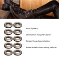 thumbnail image 4 of Kit de 10 Œillets, Œillets Ronds en Métal Œillets Ronds à Pression pour Vêtements en Toile de Cuir Ceintures Chaussures, 4 of 7