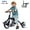 Black, variant on 4 In 1 Kids Tricycle For 2-5 Years Old Toddler, Folding Toddler Balance Bike With Removable Pedals, Birthday Gift & Toys For Boy And Girl, Balance Training For Baby Balance Bike Infant Trike