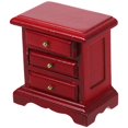 thumbnail image 4 of Wooden Dollhouse Mini Drawer Cabinet Micro Furniture Model for Room Decor, Adorable Design with Excellent Workmanship for Play and Mini House Display, 4 of 5