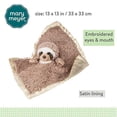 thumbnail image 2 of Mary Meyer Super Soft Stuffed Animal Security Blanket, Putty Sloth, 13 x 13-Inches, 2 of 3