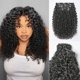 thumbnail image 1 of Extensiones de cabello LUVME Invisible Clip, paquete de 2, rizadas, 14 pulgadas, 220 g, 1 of 9