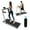 White#1, variant on White 2 in 1 Under Desk Treadmill,2.5HP Folding Electric Treadmill with 15.8"" Widened Belt,54.1""L x 25.1""W x 1.9""H,Walking Jogging Machine for Home Office with Remote Control,265lbs Capacity