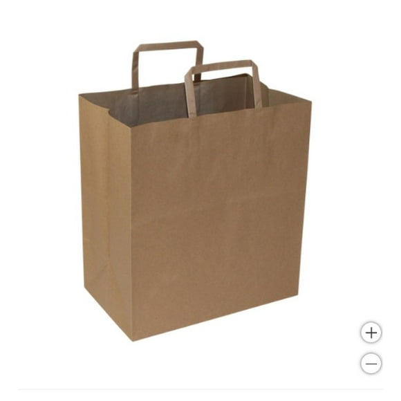 Viro Kraft Bag with Handle 15” x 7.1” x 13” Pack of 250