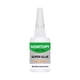 thumbnail image 1 of Pegamento extrafuerte de 50 ml - Pegamento líquido con punta antisecado - De uso universal para unir plástico, materiales sintéticos, vidrio, madera y piedra., 1 of 5