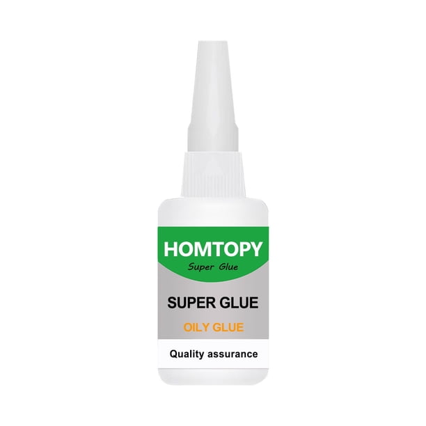 Pegamento extrafuerte de 50 ml - Pegamento líquido con punta antisecado - De uso universal para unir plástico, materiales sintéticos, vidrio, madera y piedra.