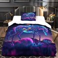 thumbnail image 3 of Unicorn Pattern D Duvet Cover With Pillowcases, Microfiber Bedding Set, Suitable For Families, Youth And Children (single) 135*200 Cm, 3 of 5