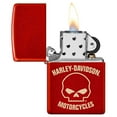 thumbnail image 3 of Zippo 48603 Harley-Davidson Laser Skull Genuine Windproof Lighter, 3 of 5
