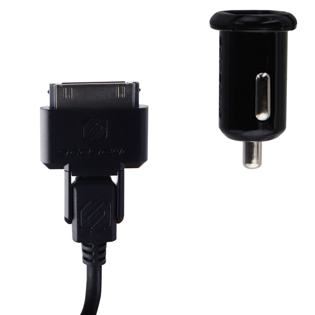 Scosche Dual USB Car Charger for Apple iPod and iPhone w/ 30 pin
