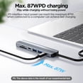 thumbnail image 6 of AICase 7-in-1 USB C Hub Multiport Adapter 4K HDMI SD Card Reader 100W For Mac, 6 of 10