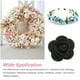 thumbnail image 4 of Uxcell 500pcs Cabezas de Rosa de Espuma 1.4" Flores Artificiales a Granel Sin Tallo con Hojas, Perlas y Diamantes para Manualidades DIY, Negro, 4 of 5