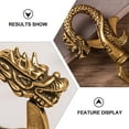 thumbnail image 3 of Milisten 2-Pack Golden Brass Keychains with Vintage Dragon Design, and Stylish Car Accessories for Everyday Use, 3 of 8
