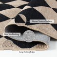 thumbnail image 2 of Lahome 5'x7' Checkered Easy Jute Area Rug,Outdoor Patio Rug Washable Rugs for Entryway Checkerboard Indoor Outdoor Living Room Classroom Rugs,Farmhouse Neutral Non Slip Black Carpet for Bedroom, 2 of 7