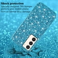 thumbnail image 4 of Compatible with Samsung Galaxy S23 Plus Case, Glitter Sparkly Samsung S23 Plus Phone Case with Slim Silicone Shockproof Protective Bumper Cover for Cute Girls Women (Blue), 4 of 6